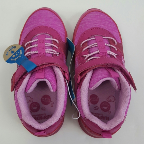 Surprize Stride Rite Girls Ardo Light Up Sneaker - Picture 6 of 8